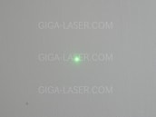 グリーンレーザーポインタ501 壁に照射