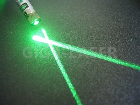 グリーンレーザーマーカーCSP520 　クロスライン照射