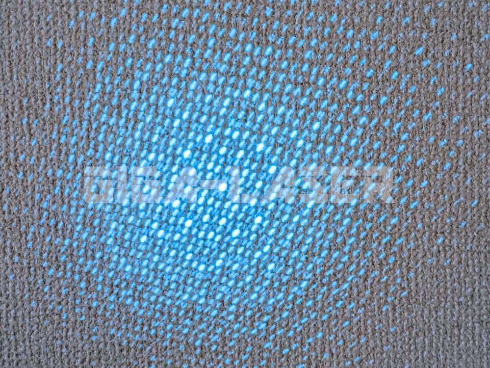 別売りレンズアダプタ装着での照射パターンB