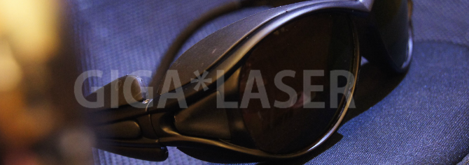 グリーンレーザー用保護防護ゴーグル(メガネ)